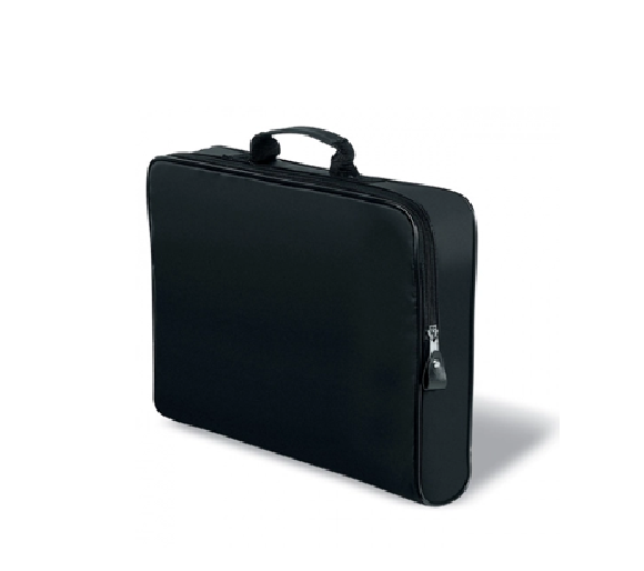 Briefcase with a zipper